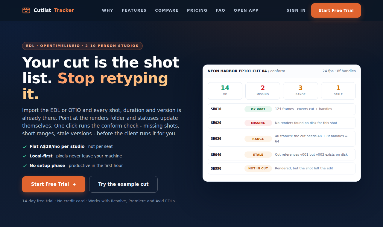 Cutlist Tracker