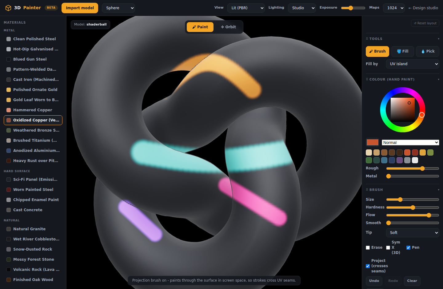 Smart Material Studio 3D Painter