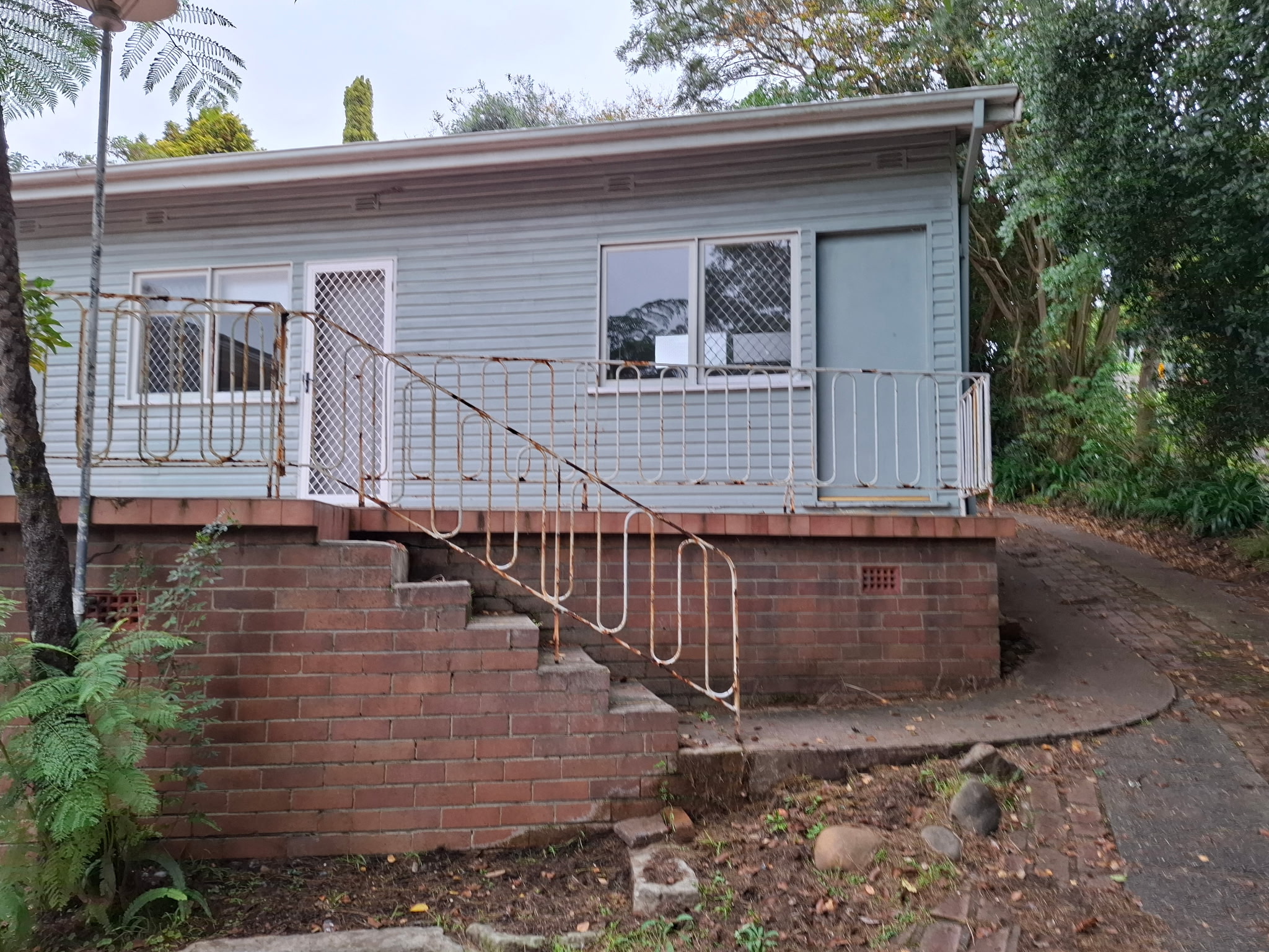 House exterior with steps