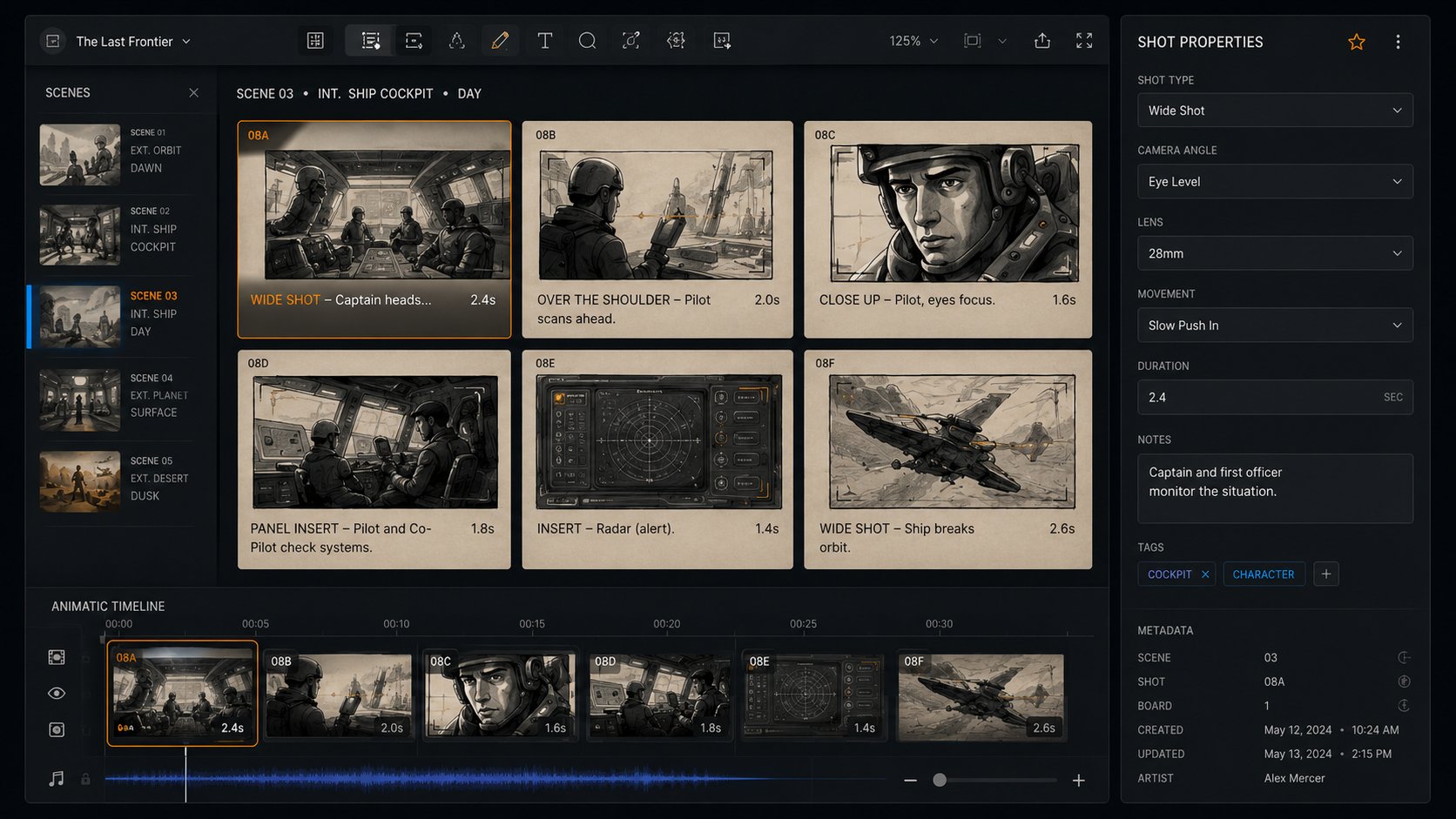 Shot properties