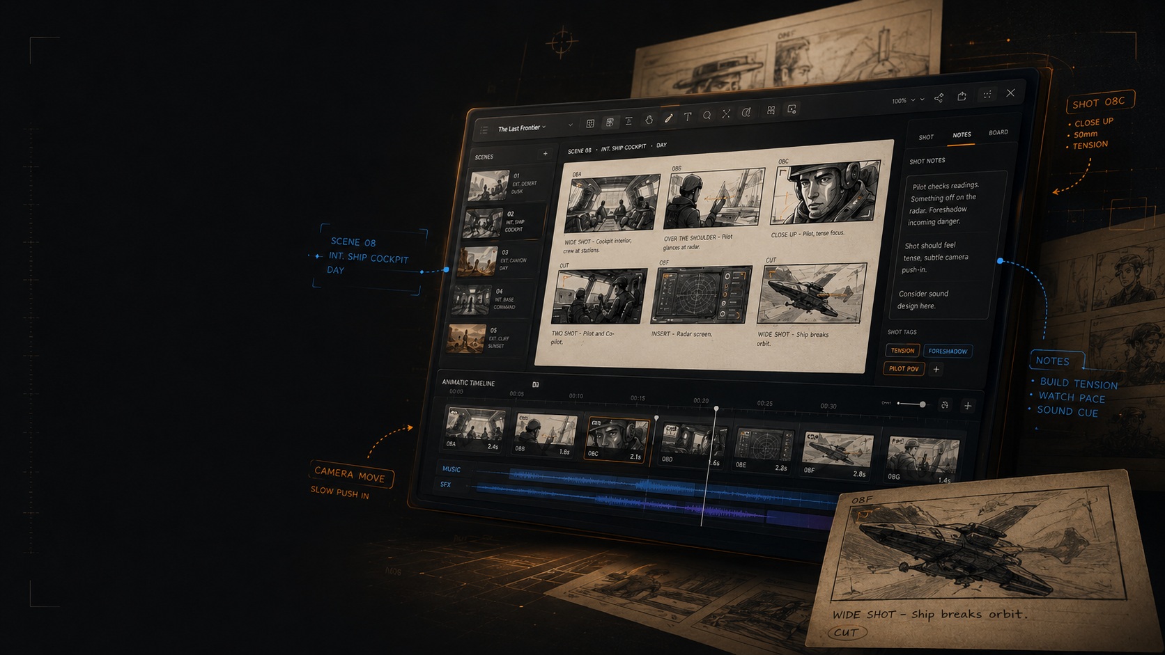 Storyboard canvas